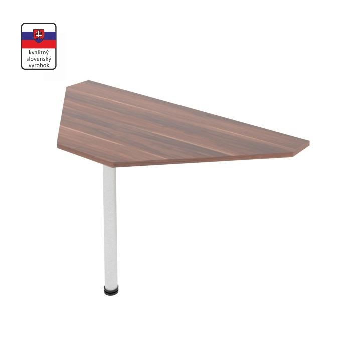 Rohový stolík, slivka/kov, na bielom pozadí, JOHAN 11-JH211 Rohový stolík, slivka/kov, na bielom pozadí, JOHAN 11-JH211
