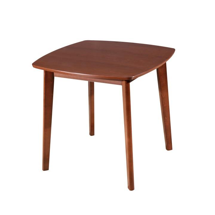 Jedálenský stôl,80x80 MDF+masív, orech, ROSPAN, na bielom pozadí Jedálenský stôl,80x80 MDF+masív, orech, ROSPAN, na bielom pozadí