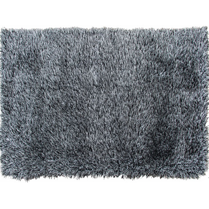 Koberec, krémovo-čierna, 170x240, 100% polyester, VILAN Koberec, krémovo-čierna, 170x240, 100% polyester, VILAN