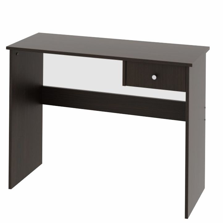 PC stôl s jedným šuplíkom, wenge, DTD laminovaná, VASOL PC stôl s jedným šuplíkom, wenge, DTD laminovaná, VASOL