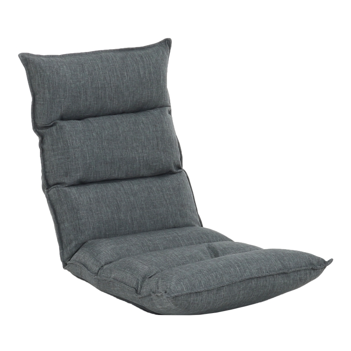Relaxačné kreslo, látka sivá, LOTA NEW Relaxačné kreslo, látka sivá, LOTA NEW