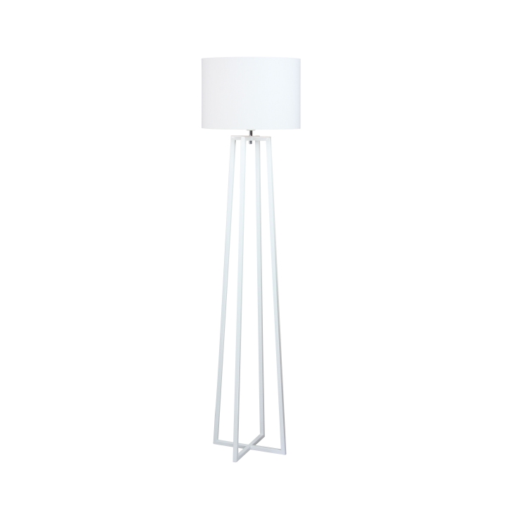 Stojacia lampa, biela, QENNY TYP 16 LF8574 Stojacia lampa, biela, QENNY TYP 16 LF8574